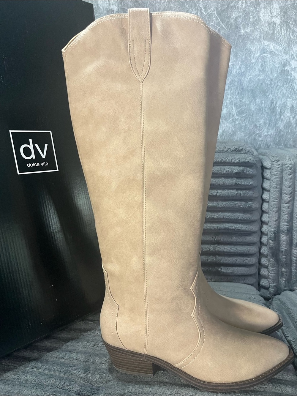 Dolce Vita Tall Dune Over-the-Knee Western Style Boots new